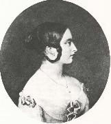 unknow artist, drottning victoria 1840 21ar gammal